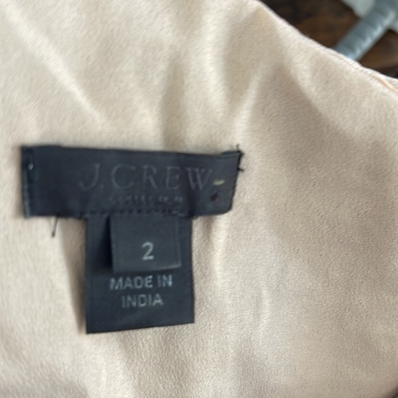 Jcrew little black one shoulder dress size 2 ruffle with nude lining lbd sexy - Picture 4 of 4